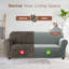 Premium Stretch Spandex Sofa Cover - Durable, Stylish & Easy-Fit Slipcover-644392476-644392454
