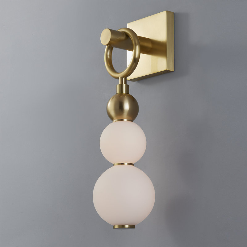 Perrin Wall Sconce by PEMBROOKE & IVES, Aged Brass