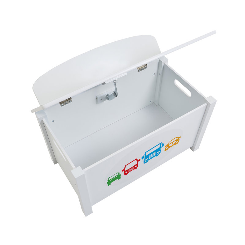 Kids Wooden Transport Toy Box
