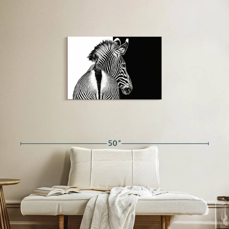 Brampt Zebra Contrast, 20" H x 30" W