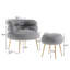 Fauteuil demi-tonneau avec repose-pieds Parkwoods-88590401