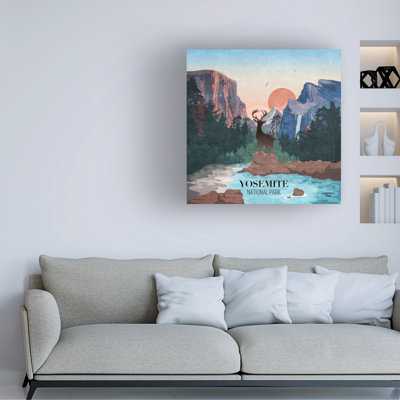 Art sur toile «bolologia», Emel Tunaboylu Yosemite
