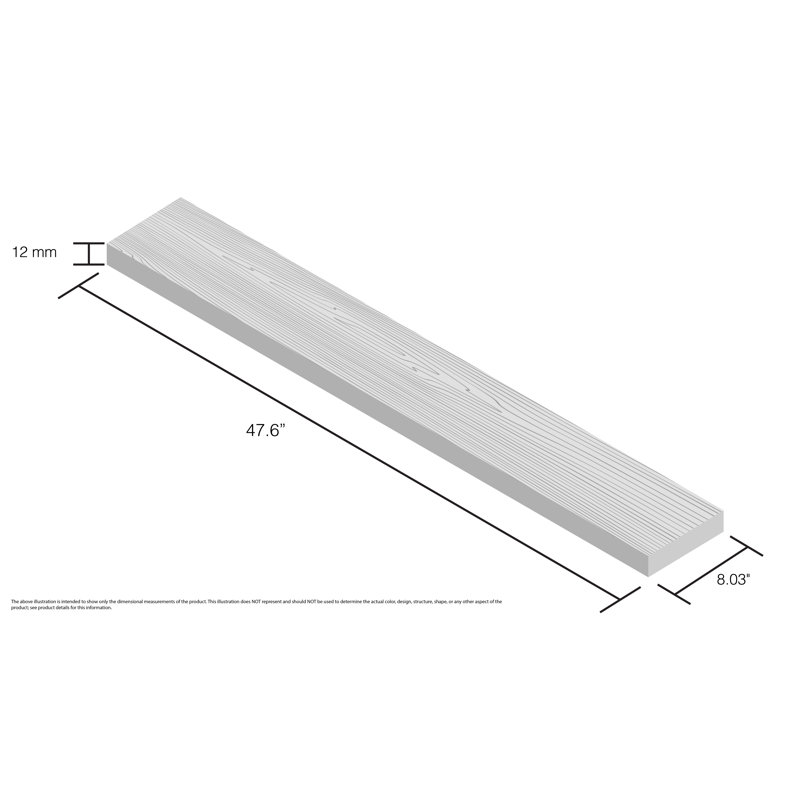 Parquet stratifié 8,03 po x 47,6 po x 12 mm Nature's Vision, Doe Run