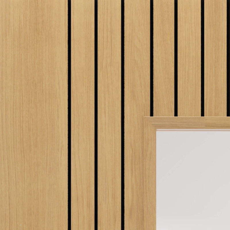 Aria Internal Door, Brown, 83.8cm W x 198.1cm H