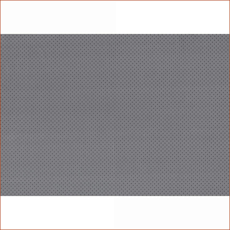 Ottoman Modern Chenille Fabric Non-Slip Footstool Seating 16”Dia x17”H | Charcoal Gray | Textile, Gray