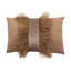 Velvet Lumbar Pillow w/ Feather Trim-663441242