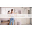Milenia 180cm Tall Bathroom Cabinet, Slim, 4 Open Shelves-1622963869