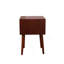 Table de chevet avec 2 tiroirs, petite table d'appoint avec rangement, noyer-72948071