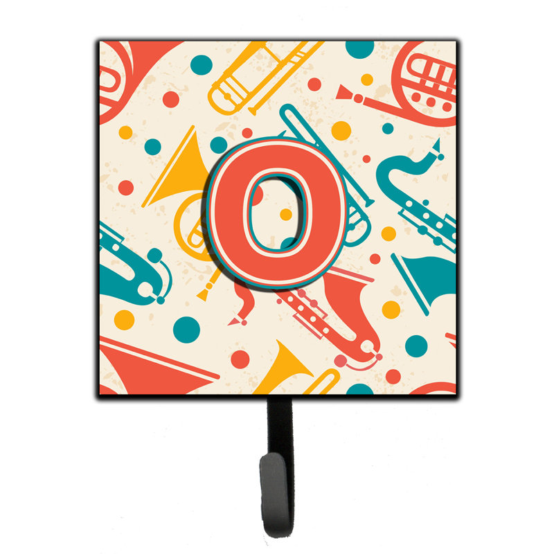 Crochet mural pour instruments de musique rétro, O
