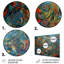 Abstracted Vibrant Expressions III sur impression métallique-781413905