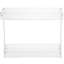 Acrylic 2 Compartments Makeup Organiser