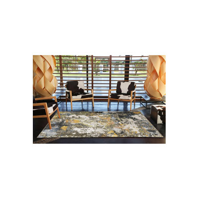 Tapis décoratif multicolore à motif abstrait et créatif