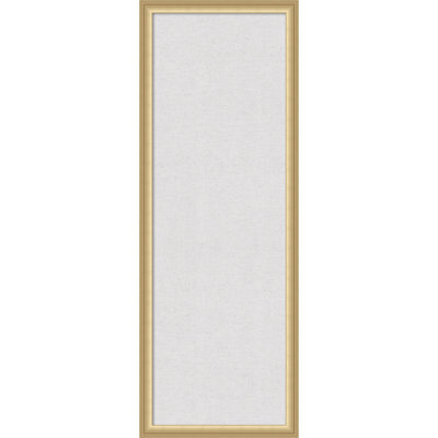 Tableau magnétique encadré en tissu, tableau d'affichage 14 x 38 Cloud Dancer pour l'organisation murale