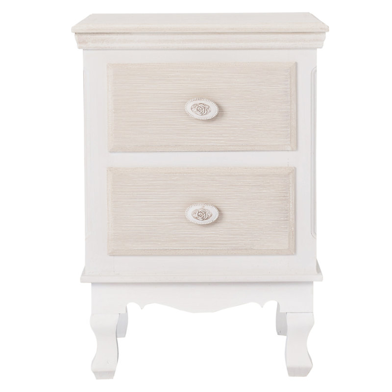 Erwan 37cm W Manufactured Wood Bedside Table
