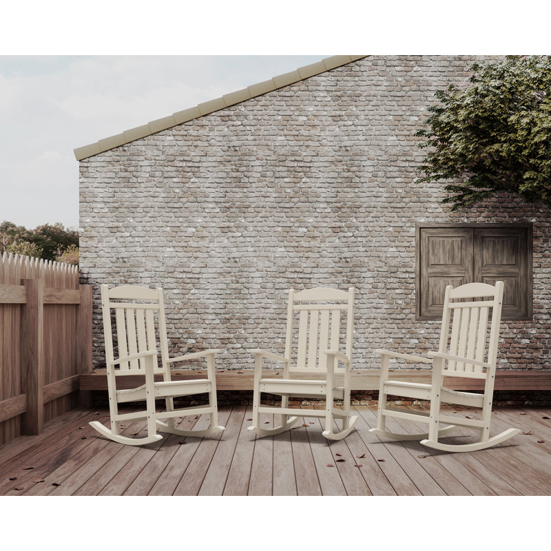 Chaise berçante POLYWOOD, Sable