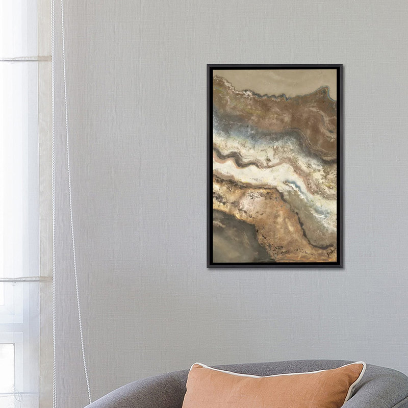 "Lava Flow panel I" par Patricia Pinto, reproduction d’art, Pas de tapis, H 26 po x l 18 po x 1,5 po