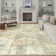 Sarah Machine Washable Abstract Area Rug with Non-Slip Backing