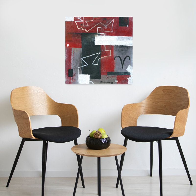 Abstrait géométrique Aries, 24" H x 24" W