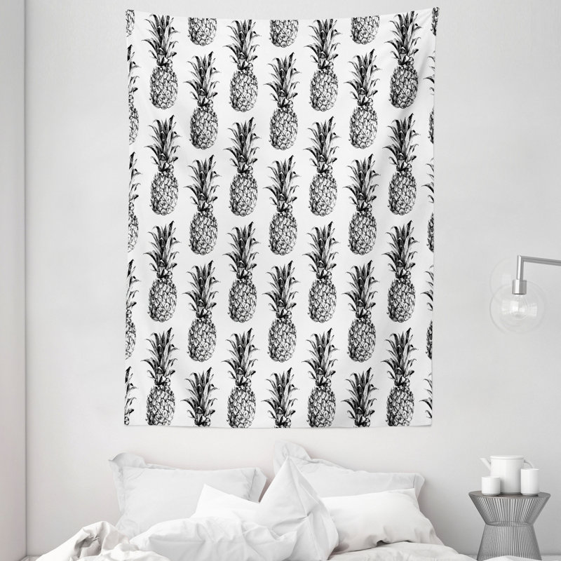 Tapisserie polyester ananas, H 80 po x l 60 po