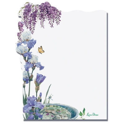 Bloc-notes découpé et découpé Enchanted Garden
