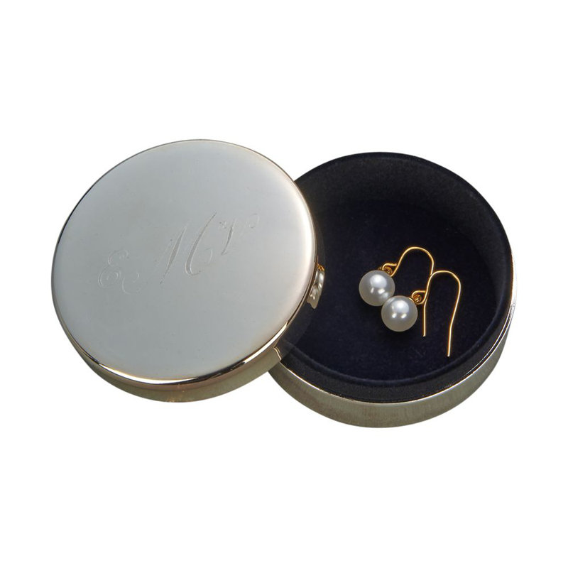 Metal Jewelry Box + Drawers