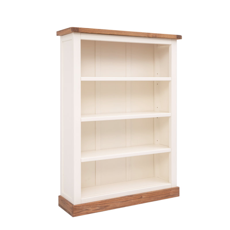 Middlebrook 120cm H Standard Bookcase, White, 120cm H x 89cm W x 25cm D