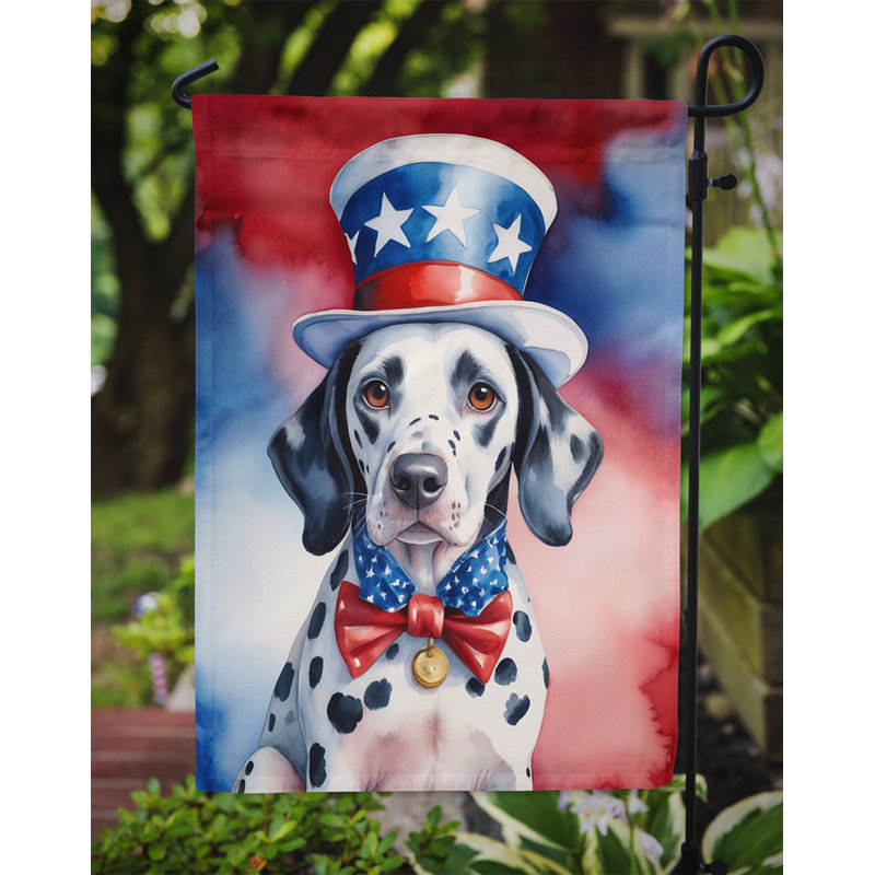 Drapeau patriotique du jardin américain, Dalmatien