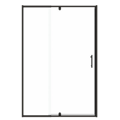 Matte Black Shower Door - 38-42" W X 71" H, 1/4" Tempered Glass, Pivot Swing, Left & Right Universal, Easy To Install, Magnetic Close, Exceptional Leak Proof Swing Glass 71", Finish, Reversible Leak,