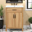 Meuble-lavabo moderne en bois avec rangement