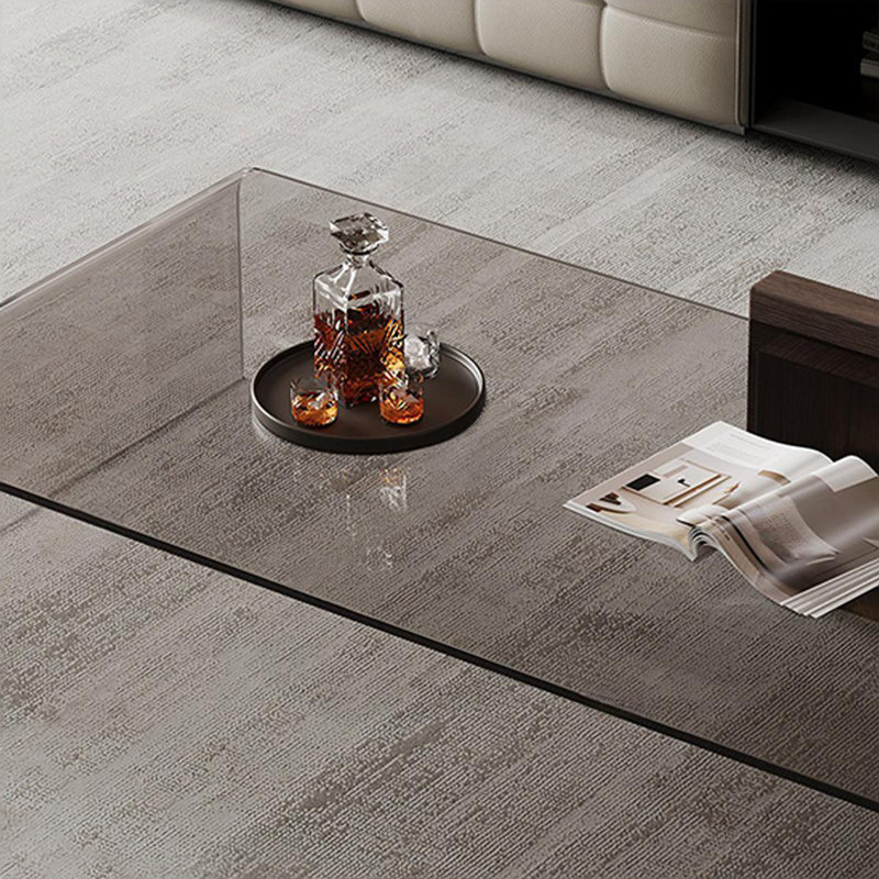 Table basse moderne et minimaliste haut de gamme, H 13,77 po x L 43,3 po x l 23,62 po