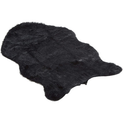 Tapis noir à poils longs Jubilee