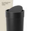 Touch Plastic Swing Top Waste Basket - 2 Gallons-11777897