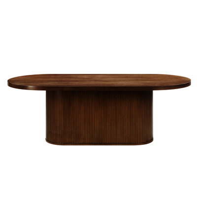 Gamarya Oak Finish Dining Table,Not Included Chairs