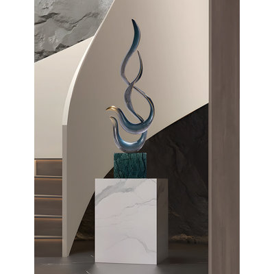 Pièce décorative moderne de luxe minimaliste en bronze