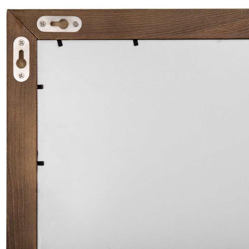 Tableau noir 36 po x 24 po avec cadre en bois rustique - panneau de menu mural pour la maison, le café et les événements