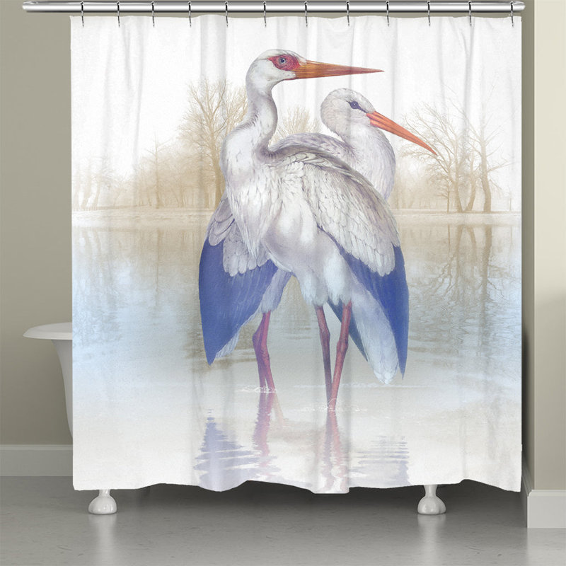 Rideau de douche Misty Egret