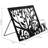 Metal Cutout Countertop Tablet Holder Accessory