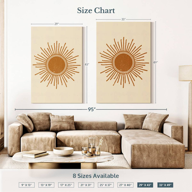 Oberle Boho Sun II, H 48 po x l 32 po