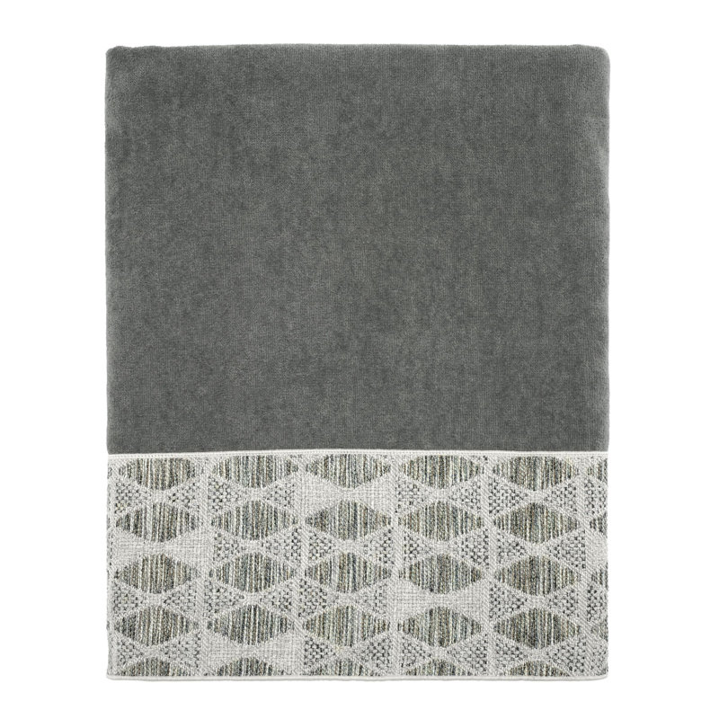 Avanti Vernon Bath Towel, Gray