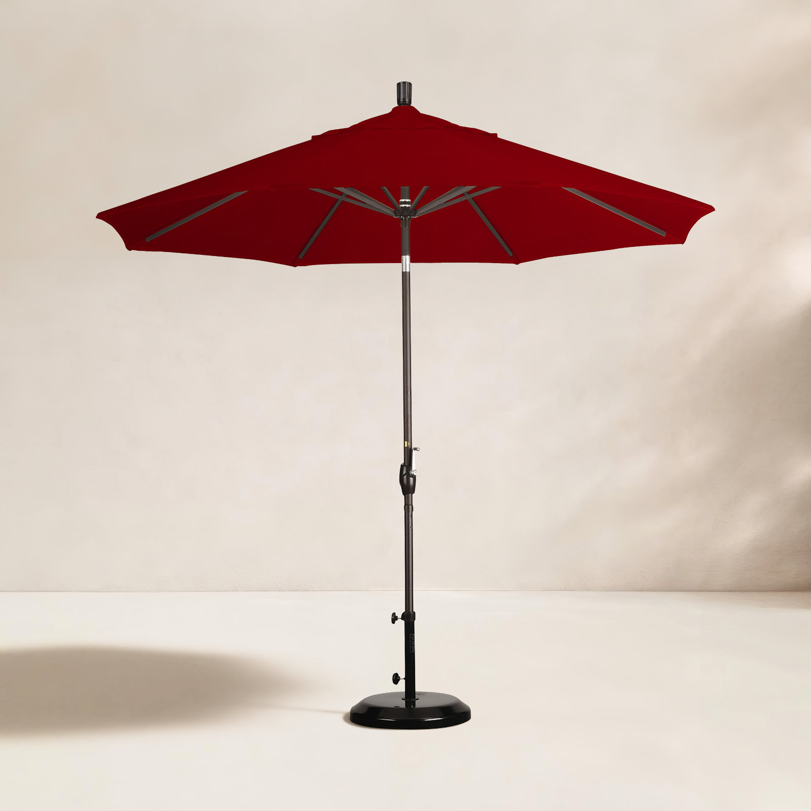 Iuka 9' Umbrella, Canvas Terracotta Sunbrella® Canvas