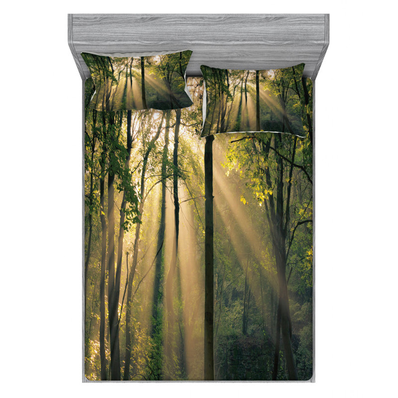 Microfiber Sheet Set, Full Sheet Set with Fitted Sheet