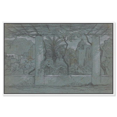 «Terrace and Garden Capri», illustrations rétro par Art Remedy