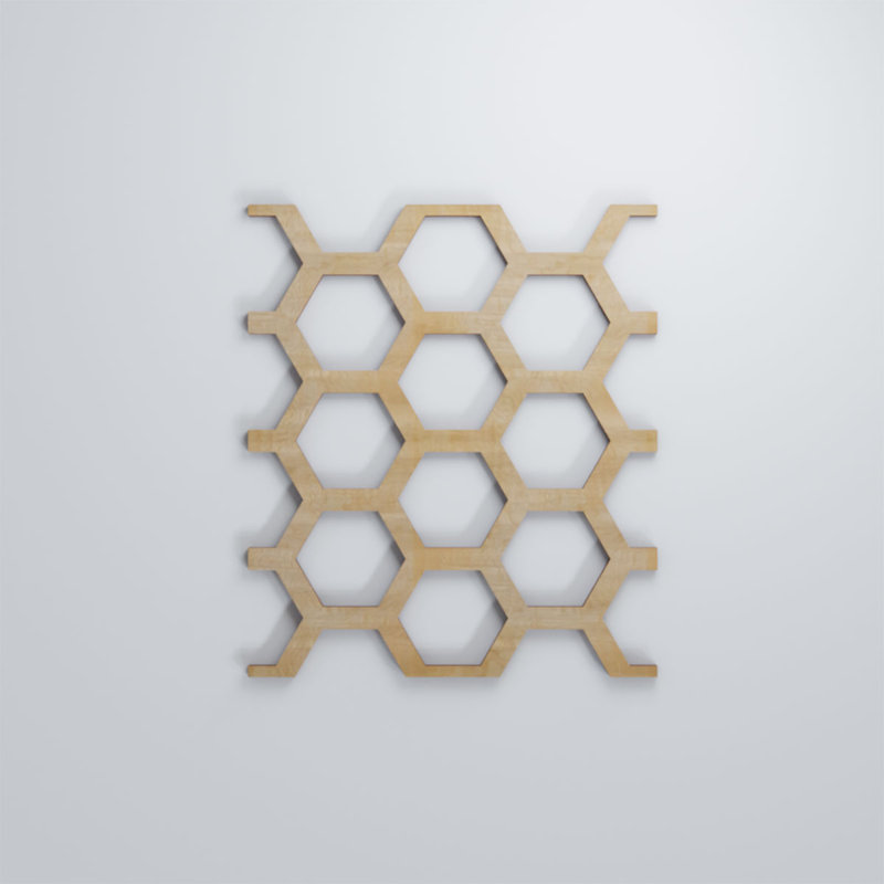 Panneaux muraux Westmore, Hickory, H 7 3/8 po x l 4 7/8 po x P 3/8 po