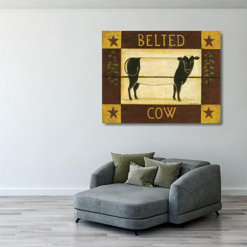 Belted Cow, 28" H x 36" W