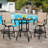 Haydn Square Outdoor Bar Table , 31.5'' in. W 31.5'' in. D-1671096245