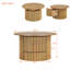 Table basse ronde avec tiroir de rangement-1017785310