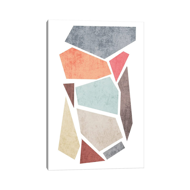 Geometric Shapes IV by Irena Orlov - Wrapped Canvas Gallery-Wrapped Canvas Giclée, 20.32 cm H x 30.48 cm W