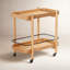 Krystof Wood 2 Shelf Barcart-618869712