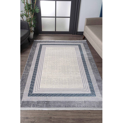 Adreann Rectangle Geometric Indoor / Outdoor Area Rug
