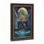 Art mural antique sur toile encadré doré pour le salon, la chambre à coucher, le bureau ou le vestibule - décoration murale décorative avec arbre lunaire-129374088-129374090